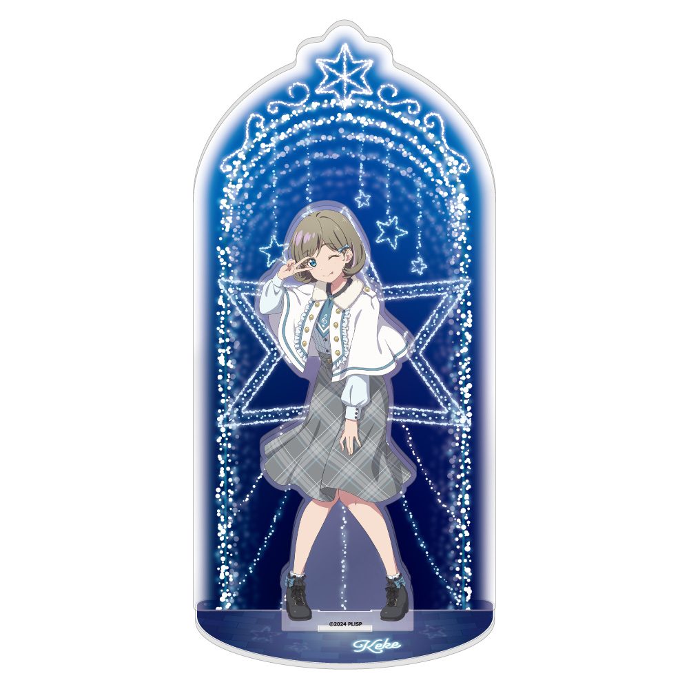 ラブライブ!スーパースター!! アクリルスタンドジオラマ 唐可可 ホワイトポンチョVer. ("Love Live! Superstar!!" Acrylic Stand Diorama Tang Keke White Poncho Ver.)