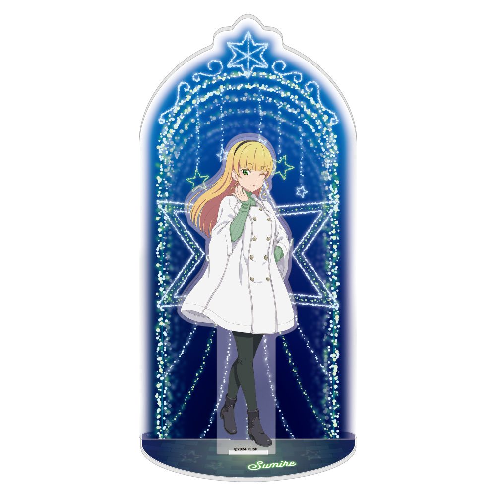 ラブライブ!スーパースター!! アクリルスタンドジオラマ 平安名すみれ ホワイトポンチョVer. ("Love Live! Superstar!!" Acrylic Stand Diorama Heanna Sumire White Poncho Ver.)