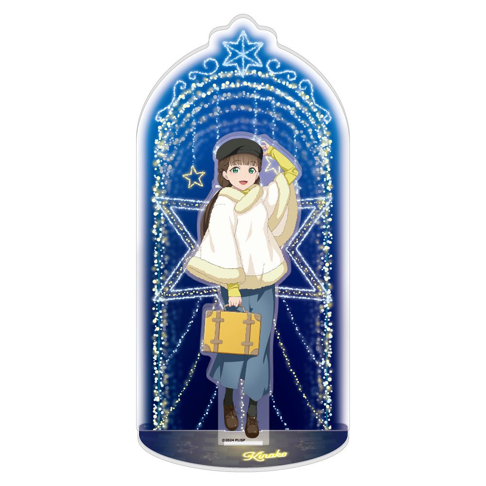 ラブライブ!スーパースター!! アクリルスタンドジオラマ 桜小路きな子 ホワイトポンチョVer. ("Love Live! Superstar!!" Acrylic Stand Diorama Sakurakoji Kinako White Poncho Ver.)