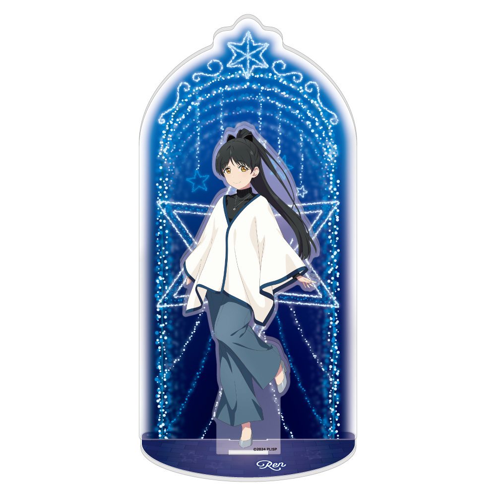 ラブライブ!スーパースター!! アクリルスタンドジオラマ 葉月恋 ホワイトポンチョVer. ("Love Live! Superstar!!" Acrylic Stand Diorama Hazuki Ren White Poncho Ver.)