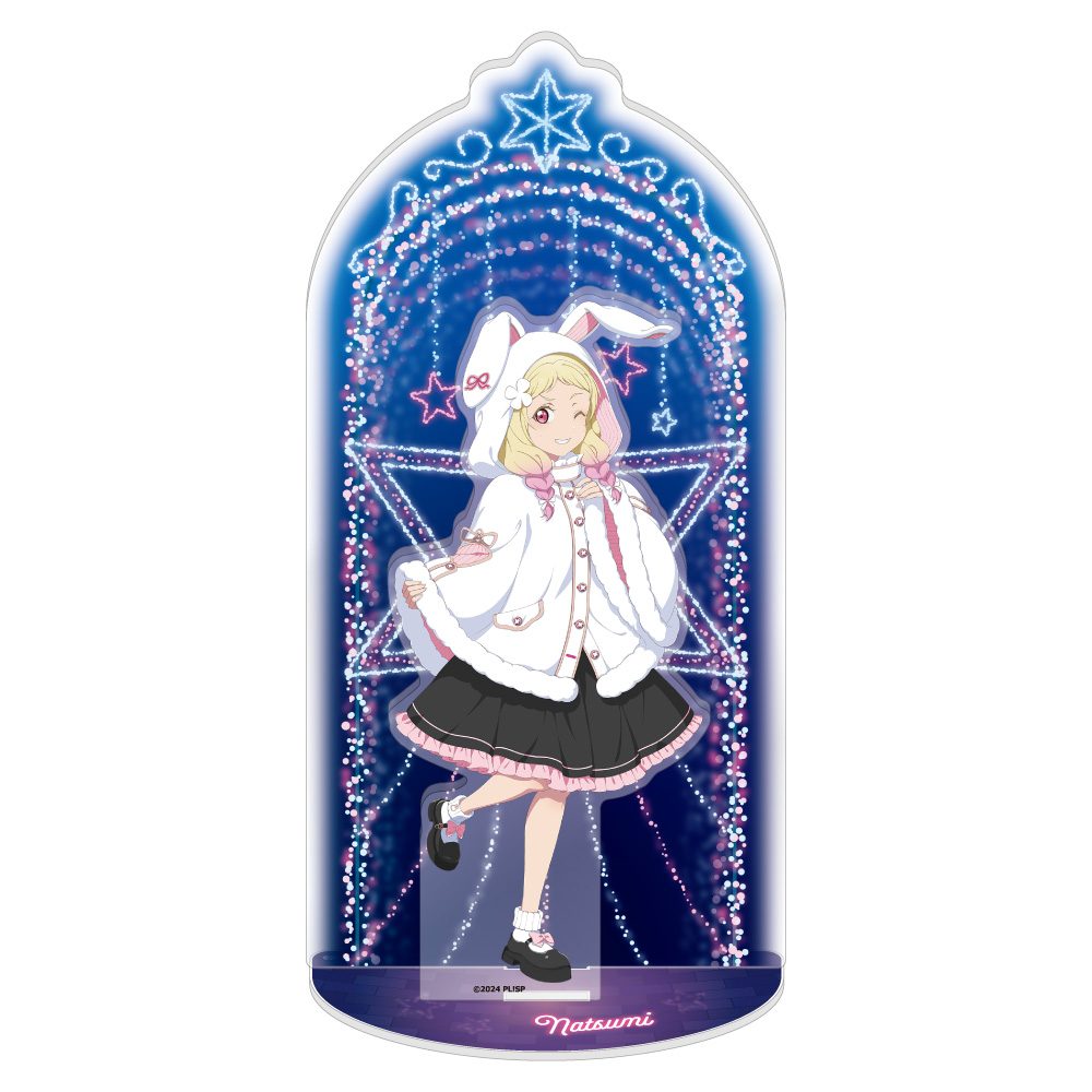 ラブライブ!スーパースター!! アクリルスタンドジオラマ 鬼塚夏美 ホワイトポンチョVer. ("Love Live! Superstar!!" Acrylic Stand Diorama Onitsuka Natsumi White Poncho Ver.)