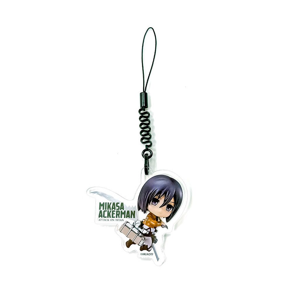 進撃の巨人 ねんどろいどぷらす アクリルキーホルダー ミカサ ("Attack on Titan" Nendoroid Plus Acrylic Key Chain Mikasa)