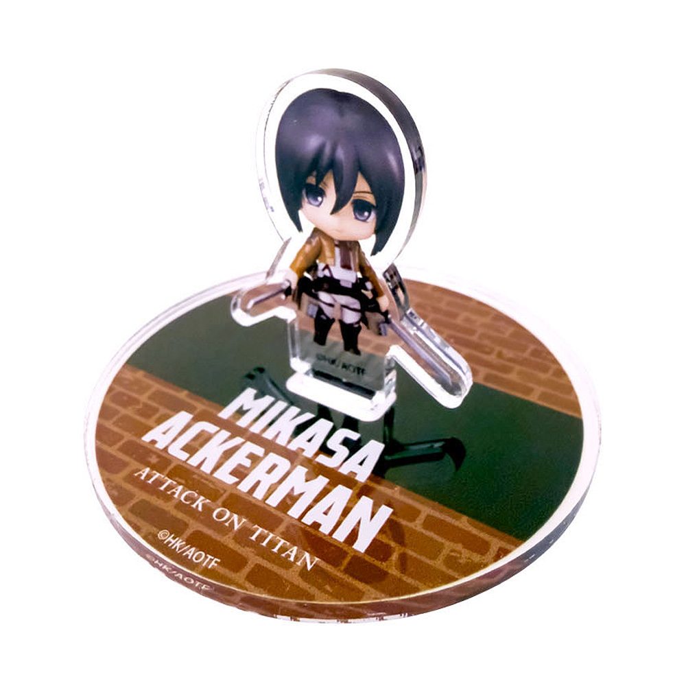 進撃の巨人 ねんどろいどぷらす カプセルスタンド ミカサA ("Attack on Titan" Nendoroid Plus Capsule Stand Mikasa A)