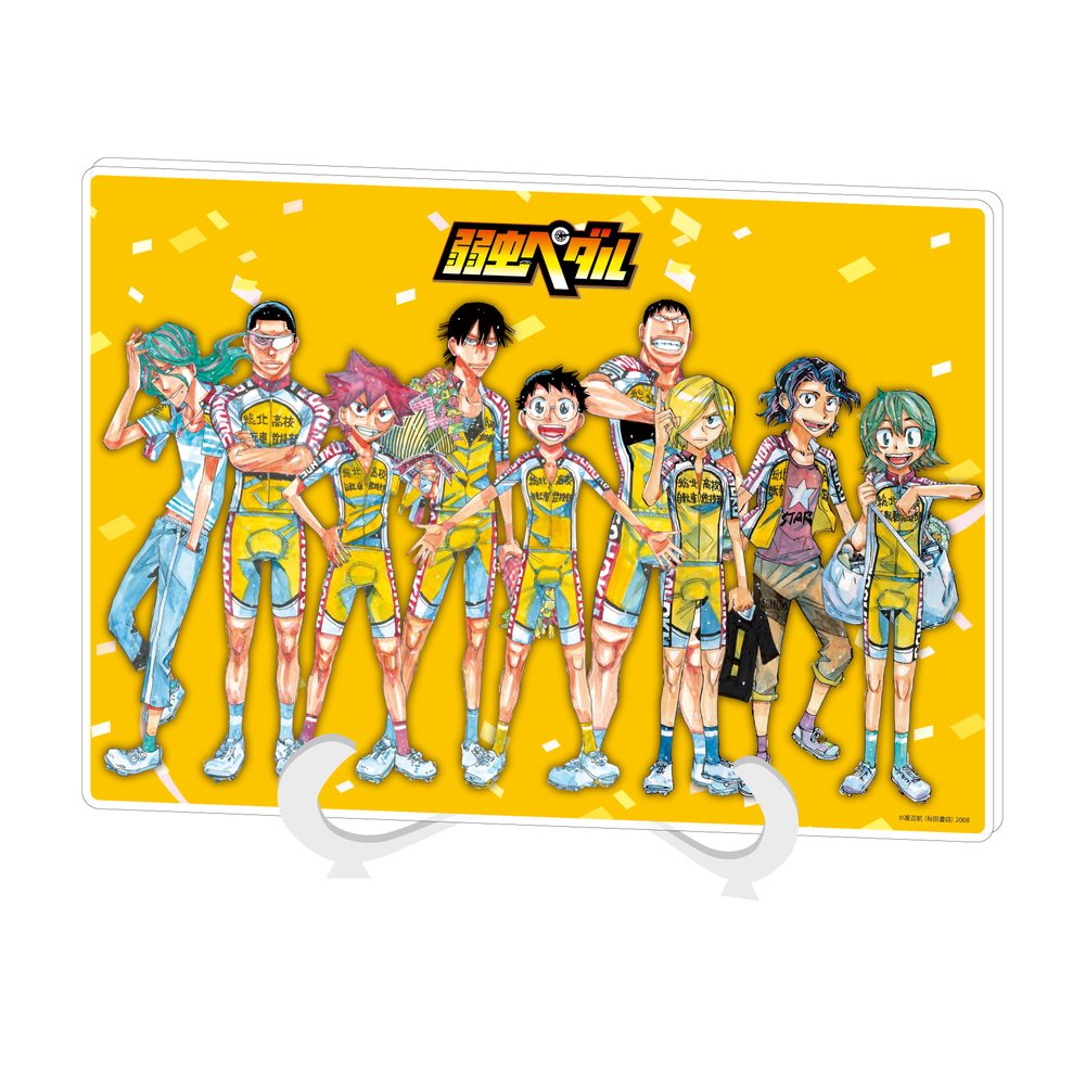 アクリルアートボード A5サイズ 弱虫ペダル 01 集合デザインA(描き下ろしイラスト) (Acrylic Art Board A5 Size "Yowamushi Pedal" 01 Group Design A (Original Illustration))