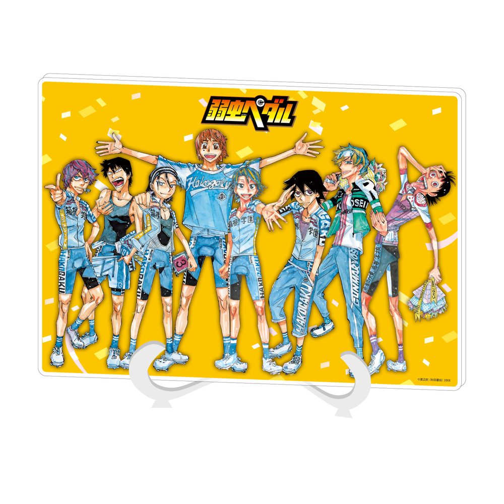 アクリルアートボード A5サイズ 弱虫ペダル 02 集合デザインB(描き下ろしイラスト) (Acrylic Art Board A5 Size "Yowamushi Pedal" 02 Group Design B (Original Illustration))
