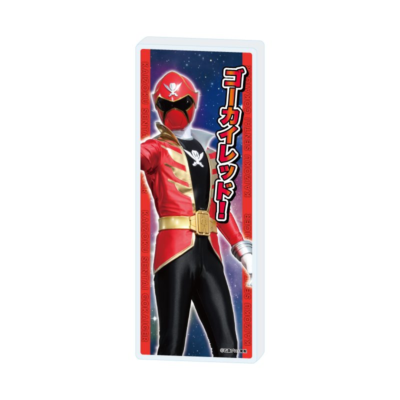ミニアクリルブロック 海賊戦隊ゴーカイジャー 01 ゴーカイレッド(公式イラスト) (Mini Acrylic Block "Kaizoku Sentai Gokaiger" 01 Gokai Red (Official Illustration))