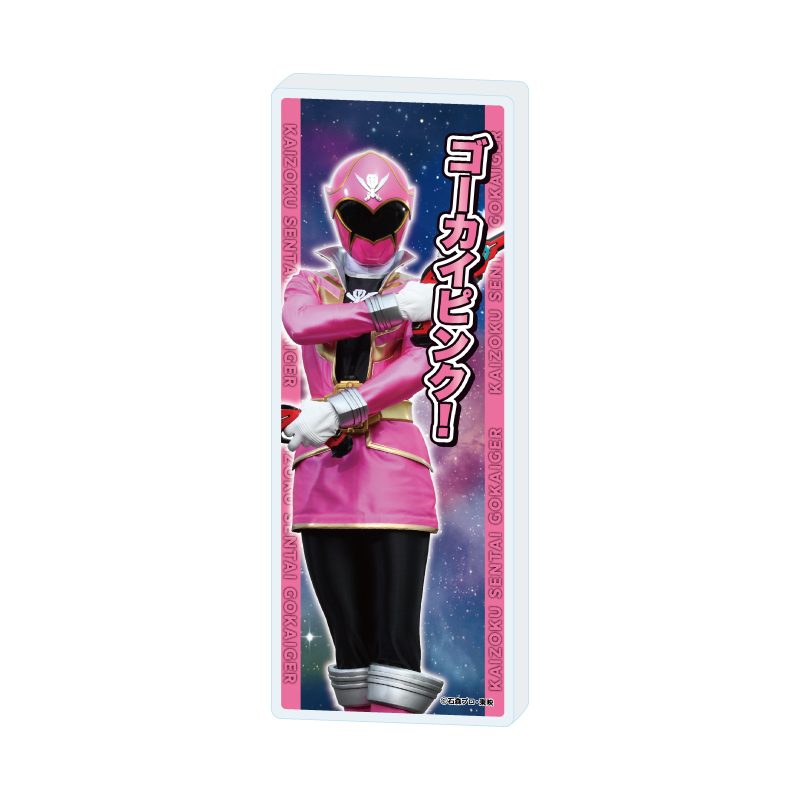 ミニアクリルブロック 海賊戦隊ゴーカイジャー 05 ゴーカイピンク(公式イラスト) (Mini Acrylic Block "Kaizoku Sentai Gokaiger" 05 Gokai Pink (Official Illustration))