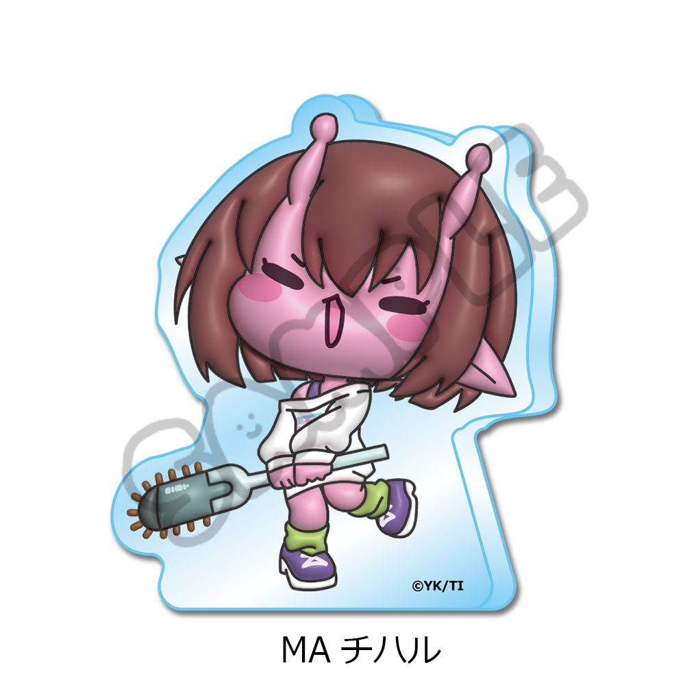 銀河特急 ミルキー☆サブウェイ アクリルミニブロック(mochocho) MA チハル ("MILKY SUBWAY THE GALACTIC LIMITED EXPRESS" Acrylic Mini Block (mochocho) MA Chiharu)
