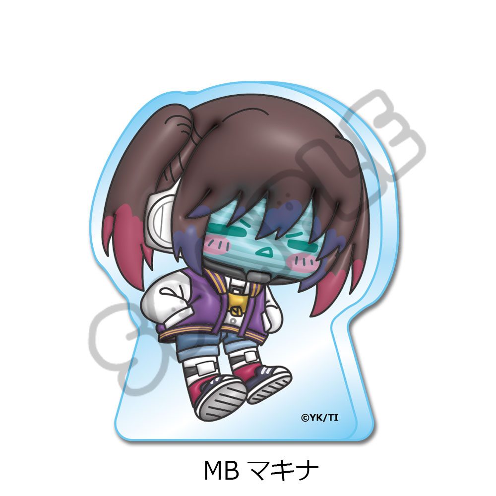 銀河特急 ミルキー☆サブウェイ アクリルミニブロック(mochocho) MB マキナ ("MILKY SUBWAY THE GALACTIC LIMITED EXPRESS" Acrylic Mini Block (mochocho) MB Makina)