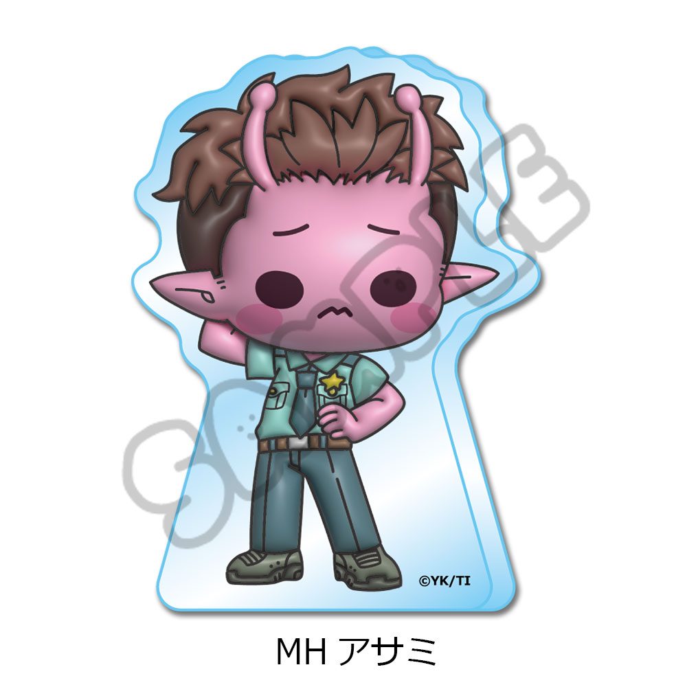 銀河特急 ミルキー☆サブウェイ アクリルミニブロック(mochocho) MH アサミ ("MILKY SUBWAY THE GALACTIC LIMITED EXPRESS" Acrylic Mini Block (mochocho) MH Asami)