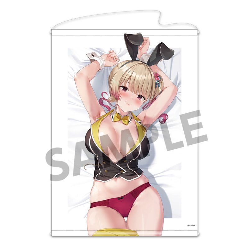 バニーガーデン 描き下ろしB2タペストリー 凜 A ("Bunny Garden" Original Illustration B2 Tapestry Rin A)