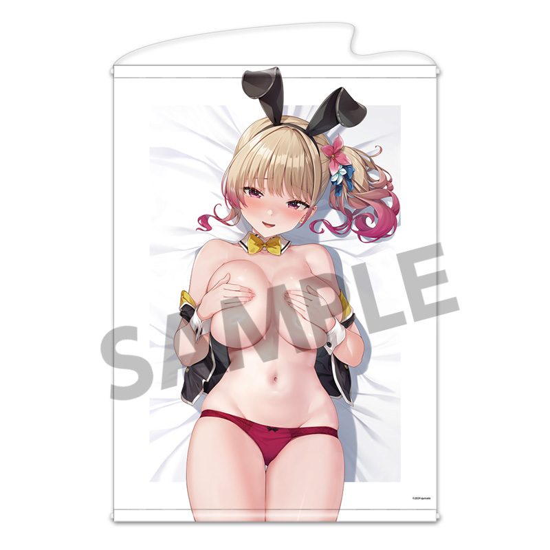 バニーガーデン 描き下ろしB2タペストリー 凜 B ("Bunny Garden" Original Illustration B2 Tapestry Rin B)