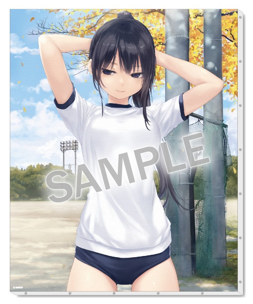 珈琲貴族 キャンバスボード 体操服白峰さん (Coffee Kizoku Canvas Board Gym Uniform Shiramine-san)