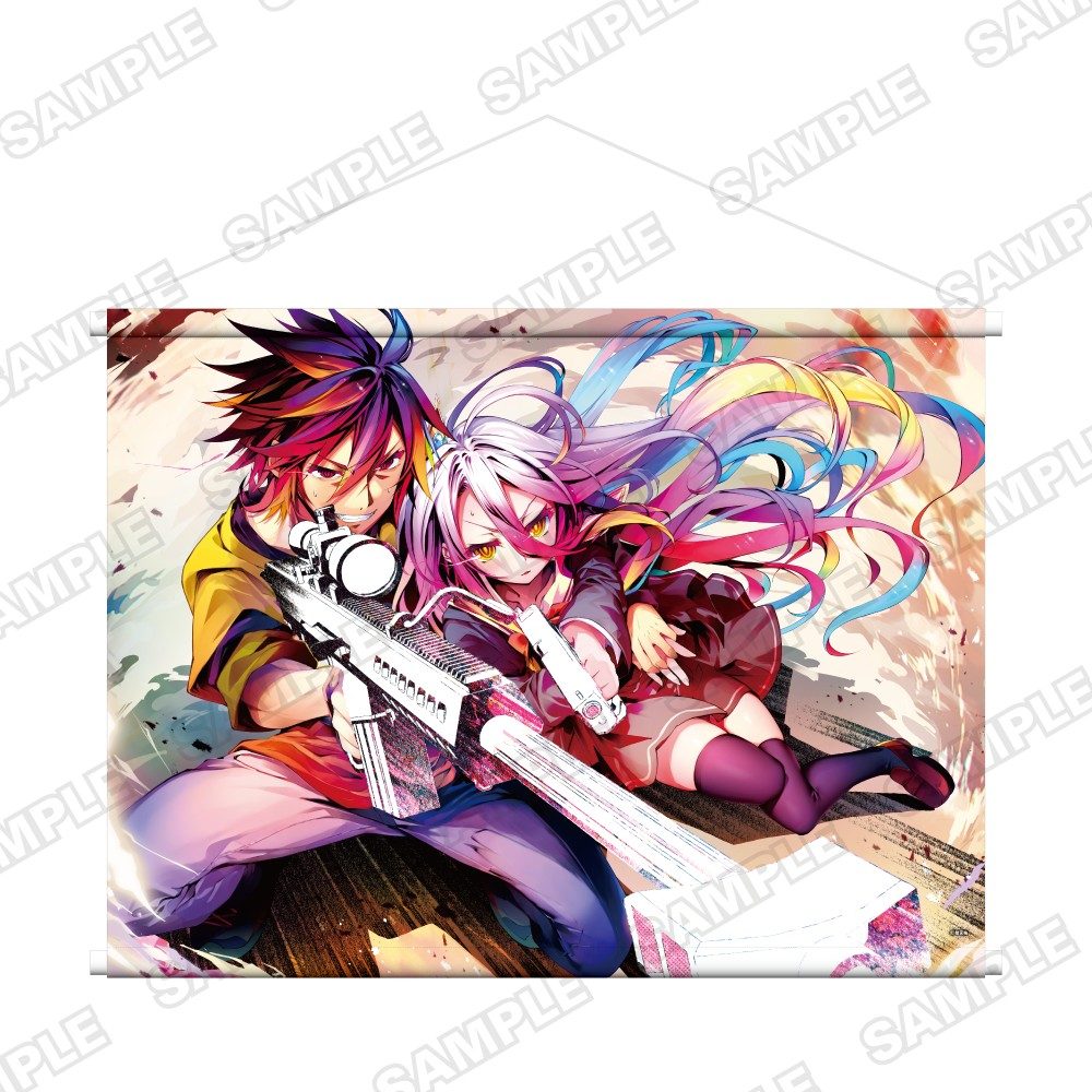 ノーゲーム・ノーライフ 13巻発売記念WスエードB2タペストリー ("No Game No Life" Vol. 13 Release Commemorative W Suede B2 Tapestry)
