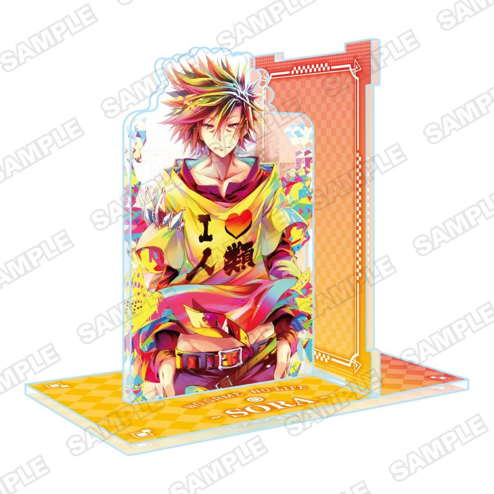 ノーゲーム・ノーライフ 13巻発売記念アクリルブックエンド 空 ("No Game No Life" Vol. 13 Release Commemorative Acrylic Bookend Sora)