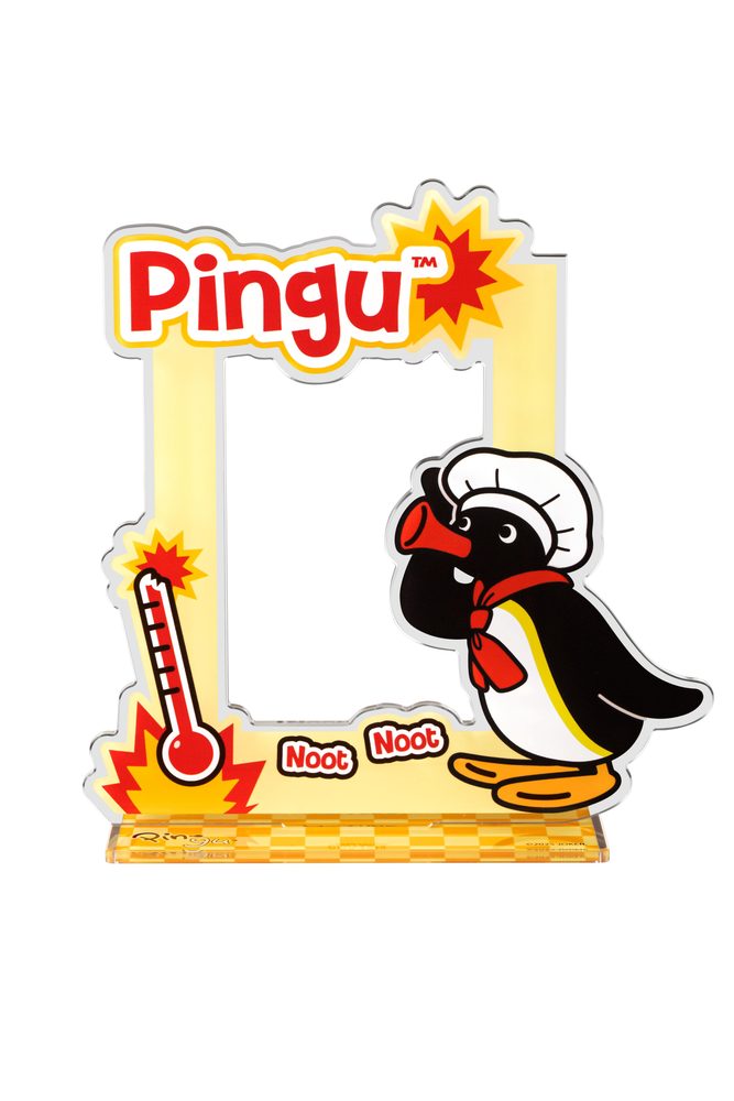 ピングー ブチギレシリーズ アクリルフォトフレーム ("Pingu" acrylic photo frame Red Temperature Series)