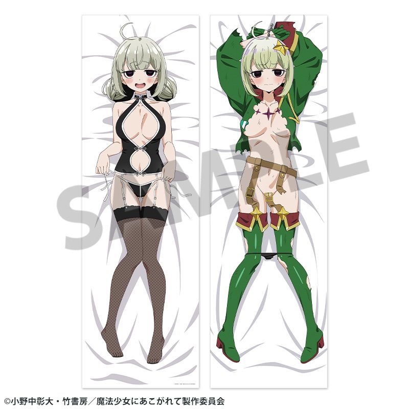 魔法少女にあこがれて 描き下ろし抱き枕カバー 阿良河キウィ&レオパルト ("Gushing Over Magical Girls" Original Illustration Dakimakura Cover Araga Kiwi & Leoparde)