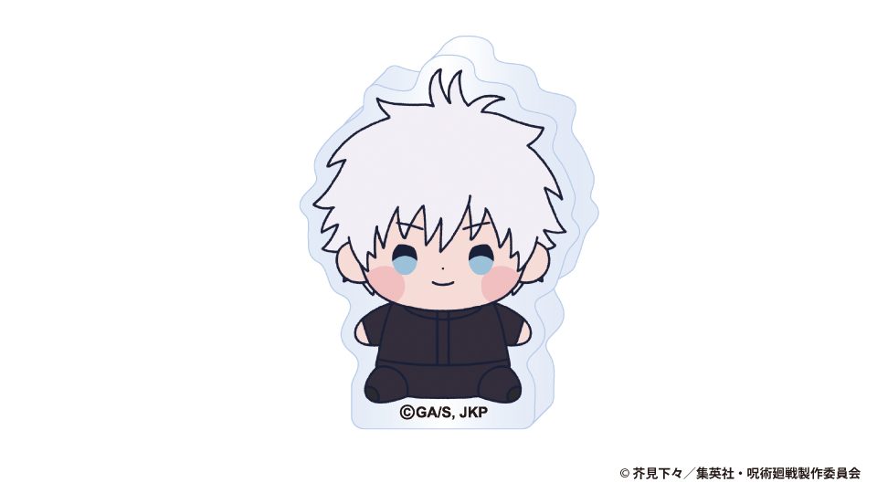呪術廻戦 5周年 もっちび アクリルブロック 五条悟 ("Jujutsu Kaisen" 5th Anniversary Mocchibi Acrylic Block Gojo Satoru)