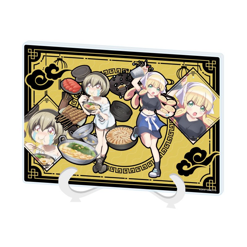アクリルアートボード A5サイズ 邪神ちゃんドロップキック 05 ぺこら&ぽぽろん ご当地Ver.(描き下ろしイラスト) (Acrylic Art Board A5 Size "Dropkick on My Devil!" 05 Pekola & Poporon Local Ver. (Original Illustration))