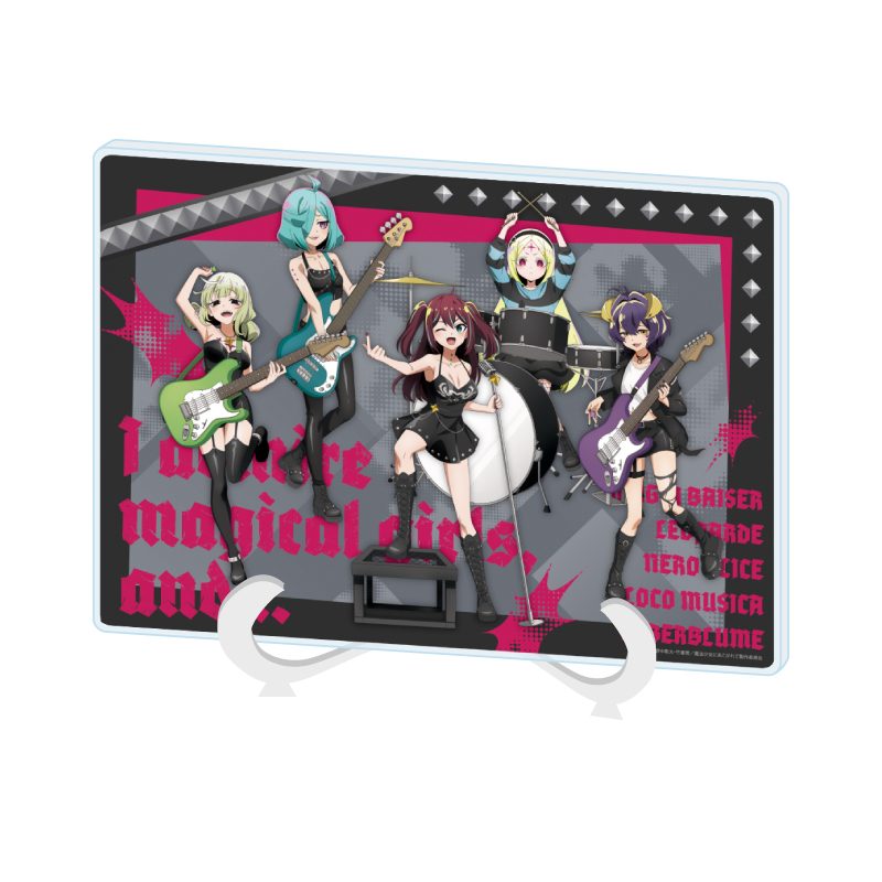 アクリルアートボード A5サイズ 魔法少女にあこがれて 02 A(描き下ろしイラスト) (Acrylic Art Board A5 Size "Gushing Over Magical Girls" 02 A (Original Illustration))