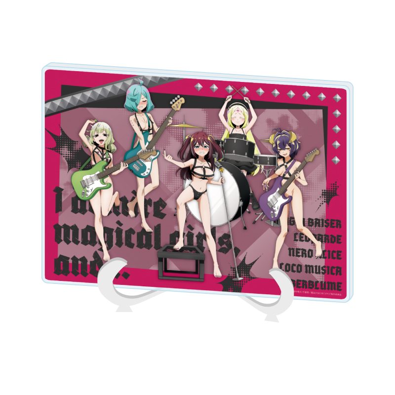 アクリルアートボード A5サイズ 魔法少女にあこがれて 03 B(描き下ろしイラスト) (Acrylic Art Board A5 Size "Gushing Over Magical Girls" 03 B (Original Illustration))