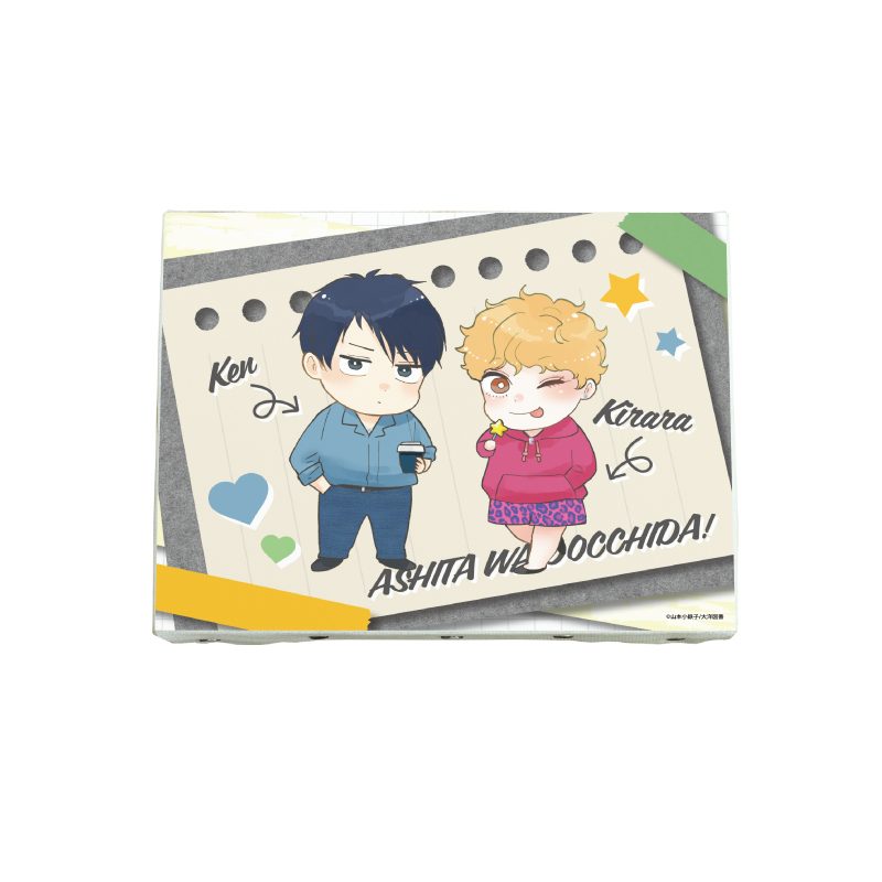 キャンバスボード 明日はどっちだ! 02 土佐山田顕&黛星(描き下ろしイラスト) (Canvas Board "Ashita wa Docchida!" 02 Tosayamada Ken & Mayuzumi Kirara (Original Illustration))