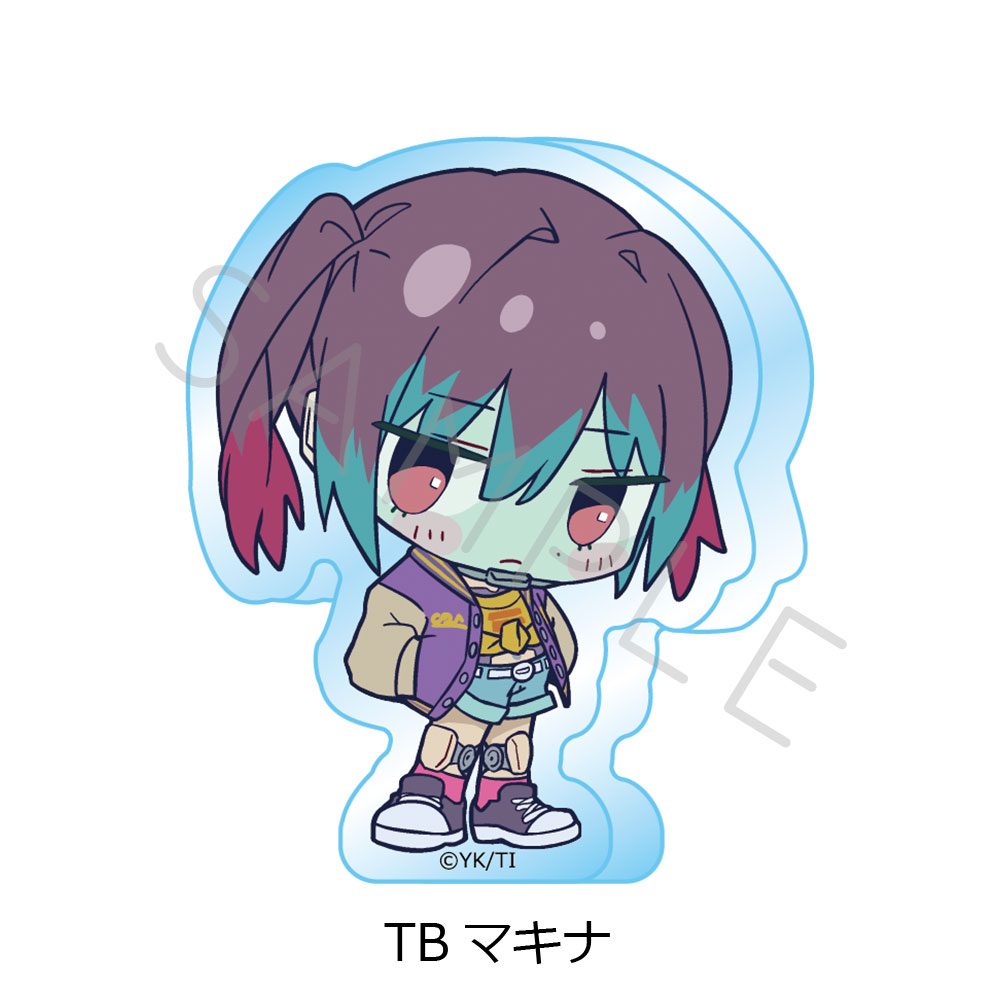 銀河特急 ミルキー☆サブウェイ アクリルミニブロック ちぽっけ TB マキナ ("MILKY SUBWAY THE GALACTIC LIMITED EXPRESS" Acrylic Mini Block Chipokke TB Makina)