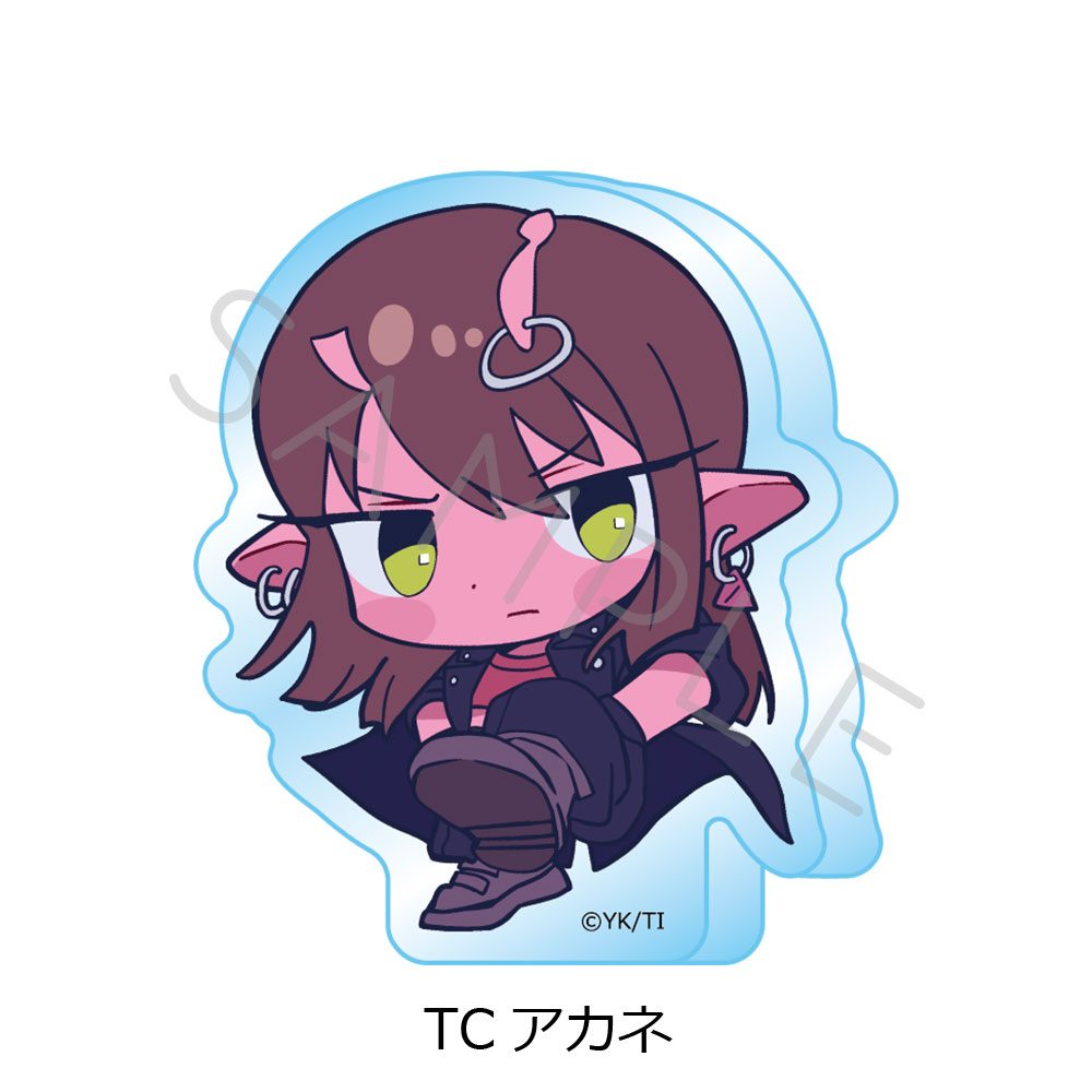銀河特急 ミルキー☆サブウェイ アクリルミニブロック ちぽっけ TC アカネ ("MILKY SUBWAY THE GALACTIC LIMITED EXPRESS" Acrylic Mini Block Chipokke TC Akane)