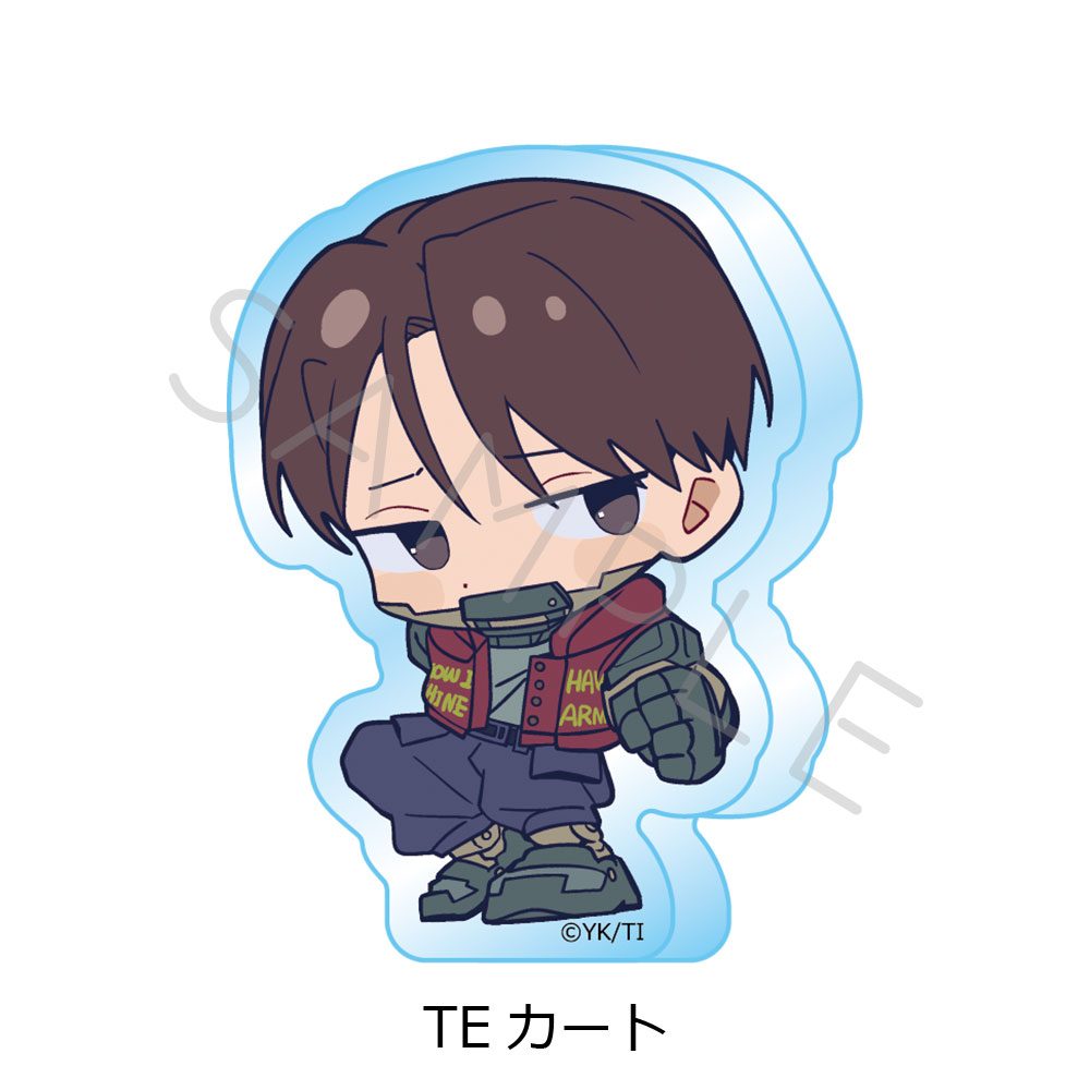 銀河特急 ミルキー☆サブウェイ アクリルミニブロック ちぽっけ TE カート ("MILKY SUBWAY THE GALACTIC LIMITED EXPRESS" Acrylic Mini Block Chipokke TE Kurt)