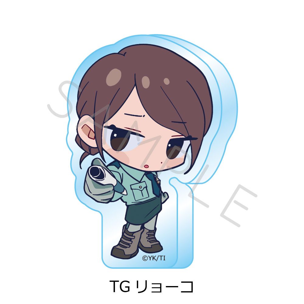 銀河特急 ミルキー☆サブウェイ アクリルミニブロック ちぽっけ TG リョーコ ("MILKY SUBWAY THE GALACTIC LIMITED EXPRESS" Acrylic Mini Block Chipokke TG Ryoko)
