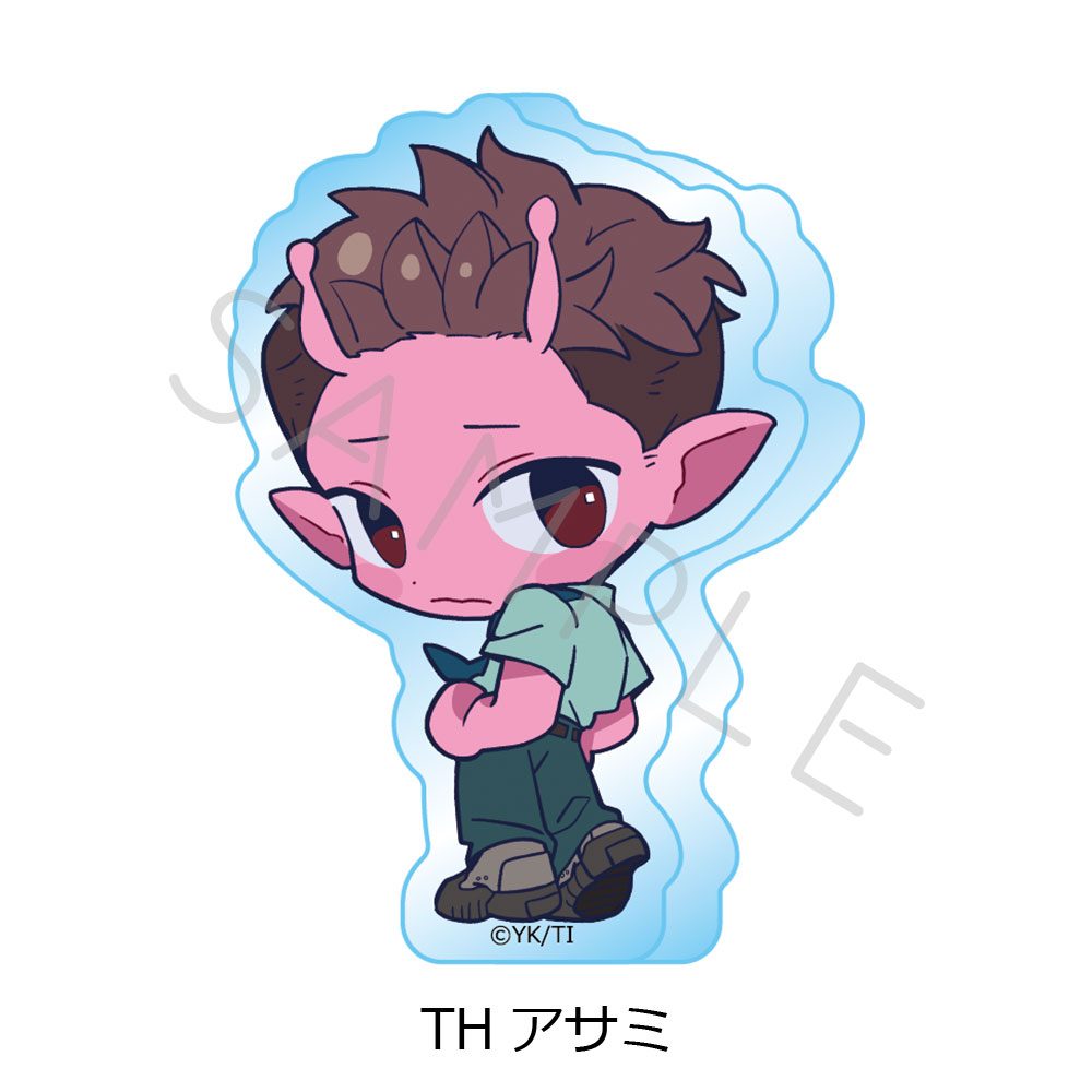 銀河特急 ミルキー☆サブウェイ アクリルミニブロック ちぽっけ TH アサミ ("MILKY SUBWAY THE GALACTIC LIMITED EXPRESS" Acrylic Mini Block Chipokke TH Asami)