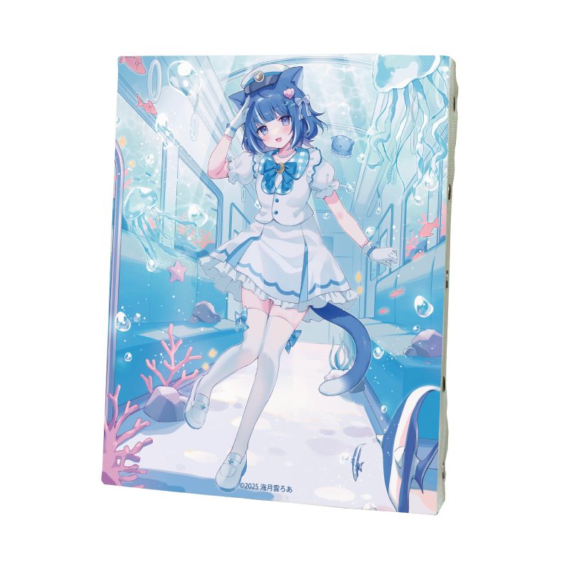 キャンバスボード 海月雲ろあ 01 海月雲ろあ 駅員衣装Ver.(描き下ろしイラスト) (Canvas Board Kurageu Roa 01 Kurageu Roa Station Staff Costume Ver. (Original Illustration))