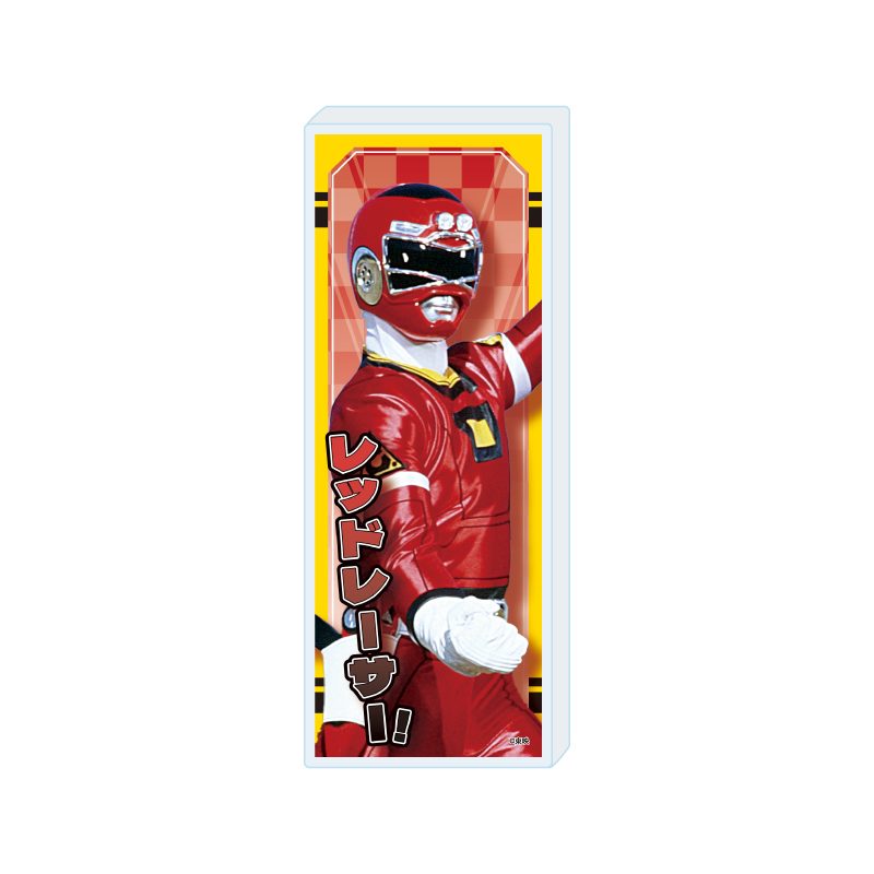 ミニアクリルブロック 激走戦隊カーレンジャー 01 レッドレーサー(公式イラスト) (Mini Acrylic Block "Gekisou Sentai Carranger" 01 Red Racer (Official Illustration))