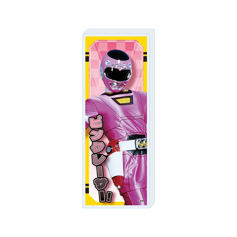 ミニアクリルブロック 激走戦隊カーレンジャー 05 ピンクレーサー(公式イラスト) (Mini Acrylic Block "Gekisou Sentai Carranger" 05 Pink Racer (Official Illustration))