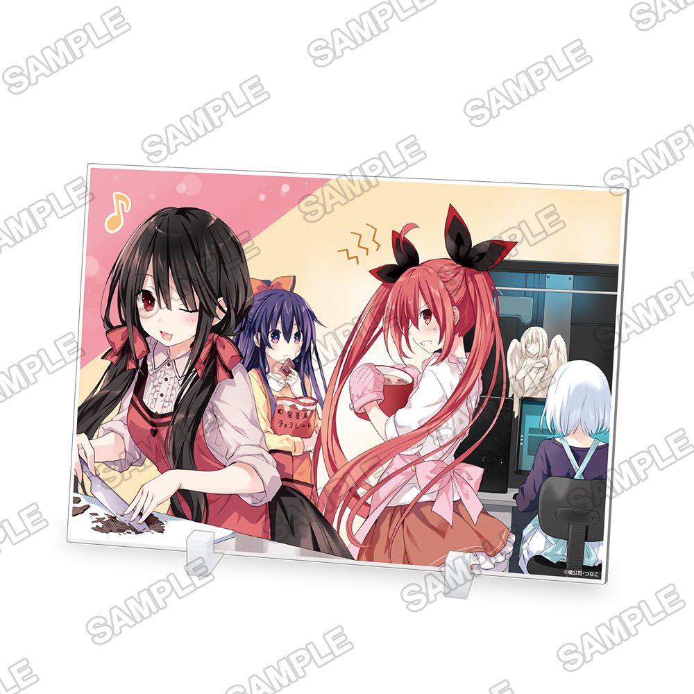 デート・ア・ライブ アクリルパネル バレンタインVer. ("Date A Live" Acrylic Panel Valentine Ver.)