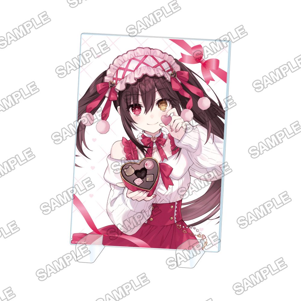 デート・ア・ライブ 狂三バレンタイン2026 描き下ろしアクリルパネル ("Date A Live" Kurumi Valentine 2026 Original Illustration Acrylic Panel)