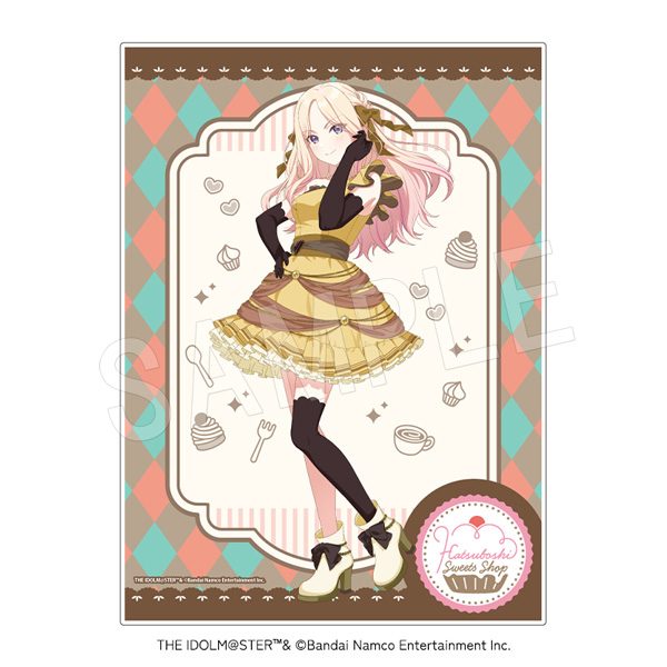 学園アイドルマスター メニューブック風ホロアクリルアートパネル スイーツVer. 十王星南 ("Gakuen Idolmaster" Menu Book Style Hologram Acrylic Art Panel Sweets Ver. Juo Sena)