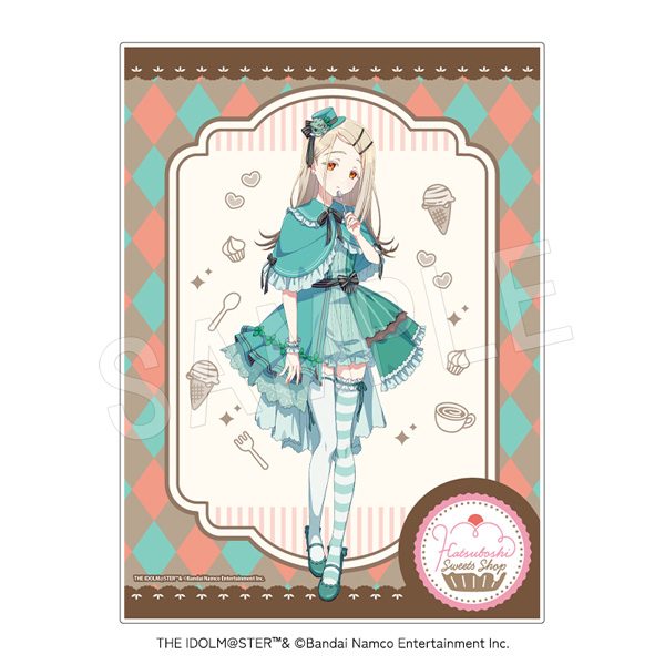 学園アイドルマスター メニューブック風ホロアクリルアートパネル スイーツVer. 篠澤広 ("Gakuen Idolmaster" Menu Book Style Hologram Acrylic Art Panel Sweets Ver. Shinosawa Hiro)