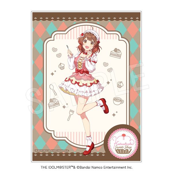 学園アイドルマスター メニューブック風ホロアクリルアートパネル スイーツVer. 花海佑芽 ("Gakuen Idolmaster" Menu Book Style Hologram Acrylic Art Panel Sweets Ver. Hanami Ume)