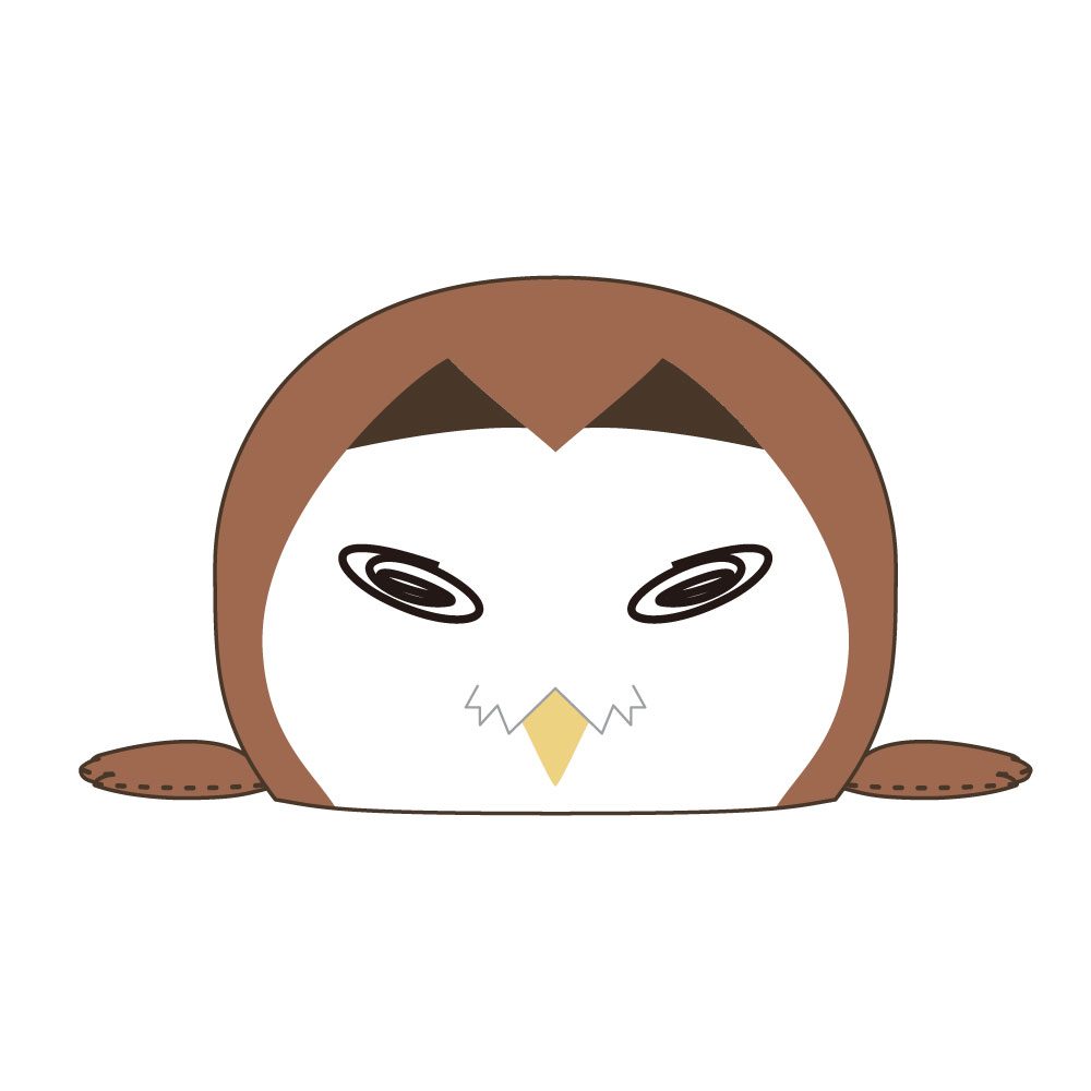 ハイキュー!! ビッグクッション アカアシフクロウ ("Haikyu!!" Big Cushion Akaashi Owl)