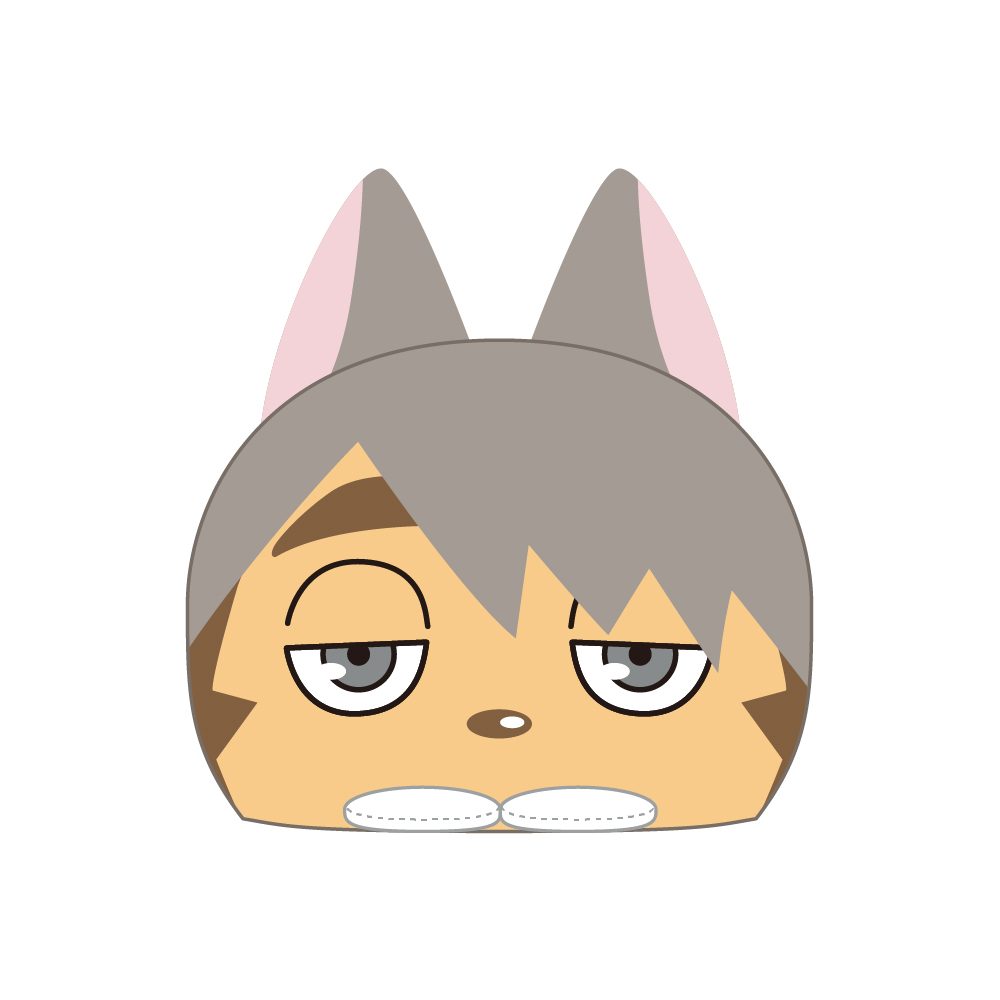 ハイキュー!! ビッグクッション サムキツネ ("Haikyu!!" Big Cushion Osamu Fox)