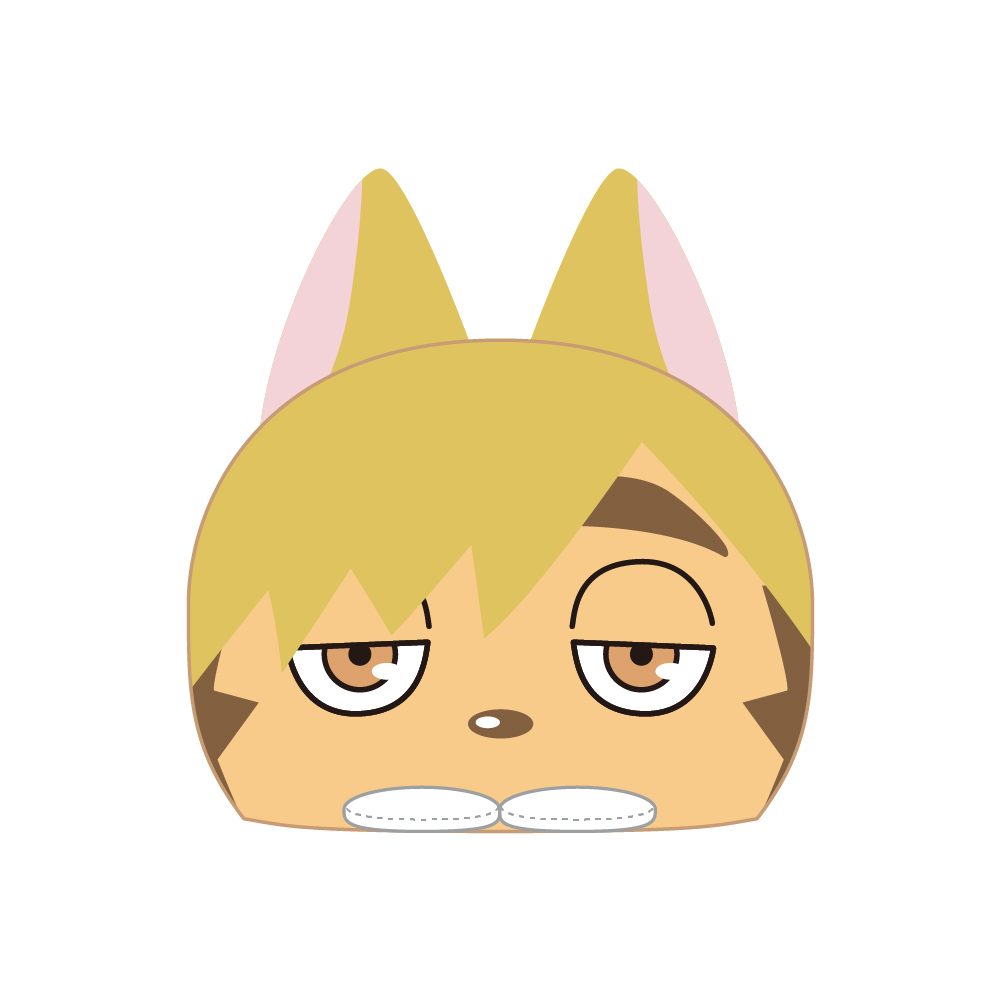 ハイキュー!! ビッグクッション ツムキツネ ("Haikyu!!" Big Cushion Atsumu Fox)