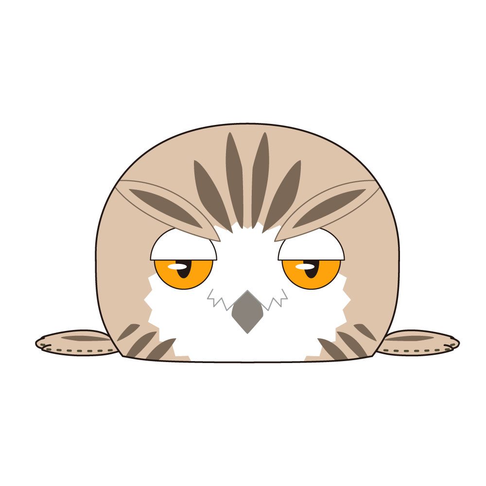 ハイキュー!! ビッグクッション ボクトフクロウ ("Haikyu!!" Big Cushion Bokuto Owl)