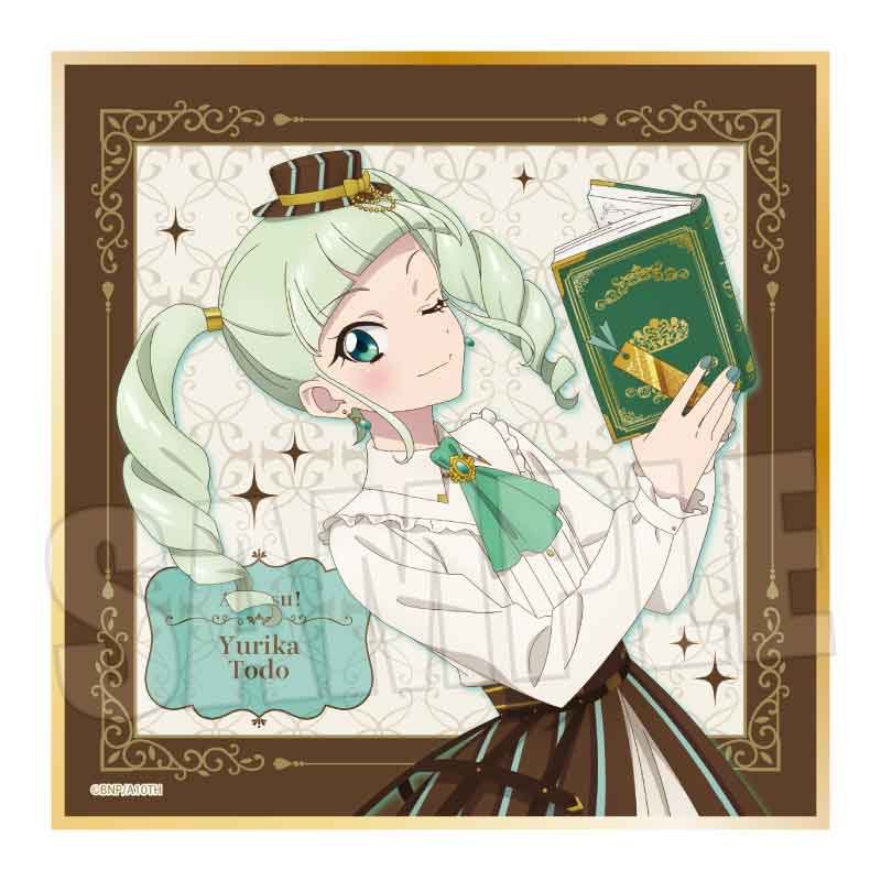 ミニ色紙 アイカツ! 10th STORY -未来へのSTARWAY- 藤堂ユリカ アンティークVer. (Mini Shikishi "Aikatsu! 10th Story -Starway to the Future-" Todo Yurika Antique Ver.)