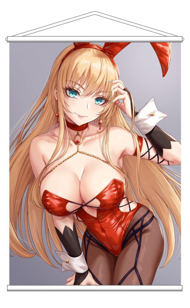 HOBBYOTAKU Sakiyamama Bunnys バニー金髪ロング B3タペストリー (HOBBYOTAKU SAKIYAMAMA BUNNYS BUNNY BLONDE LONG B3 TAPESTRY)