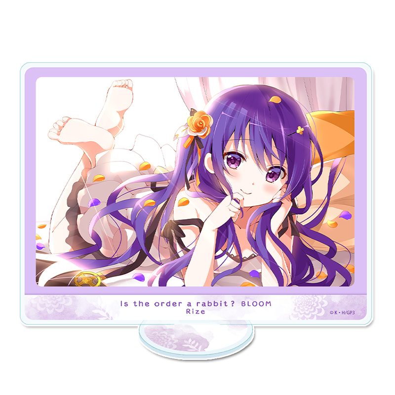 ご注文はうさぎですか? BLOOM アクリルビジュアルボード リゼ ("Is the order a rabbit? BLOOM" Acrylic Visual Board Rize)