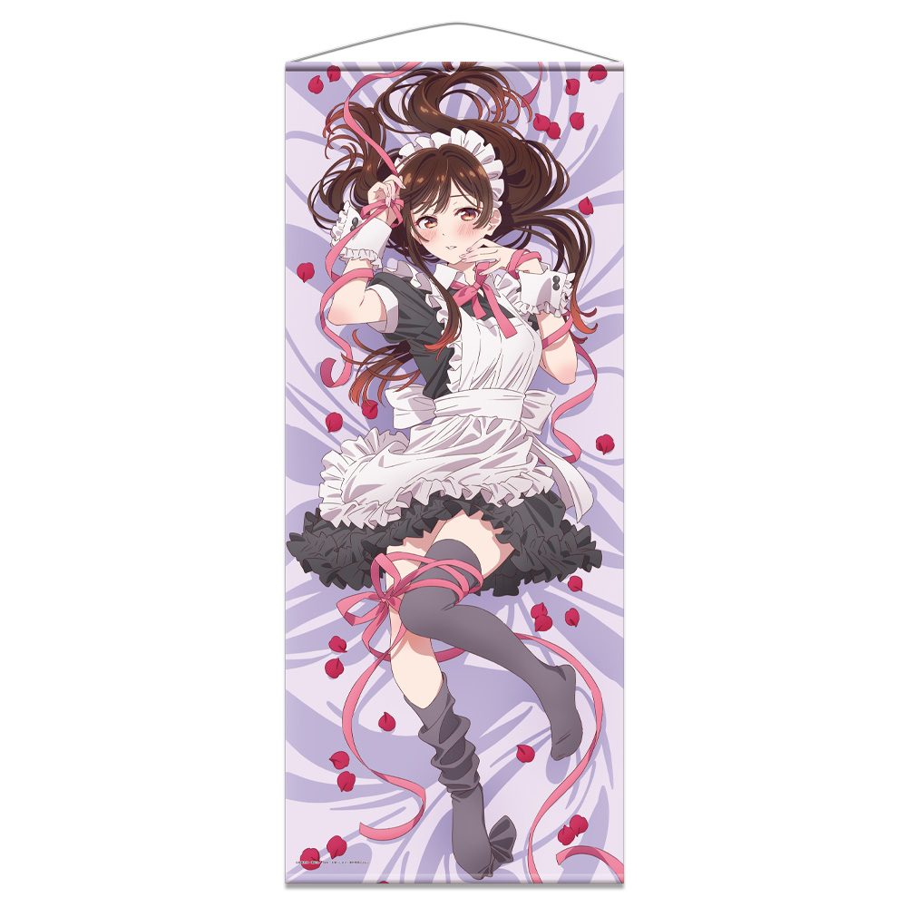 彼女、お借りします ほぼ等身大タペストリーA 水原千鶴 描き下ろし ("Rent-A-Girlfriend" Almost Life-size Tapestry A Mizuhara Chizuru Original Illustration)