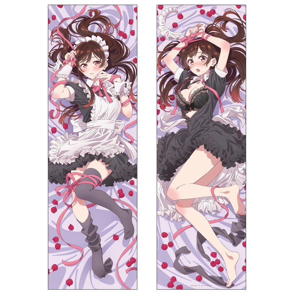 彼女、お借りします 抱き枕カバー 水原千鶴 描き下ろし ("Rent-A-Girlfriend" Dakimakura Cover Mizuhara Chizuru Original Illustration)
