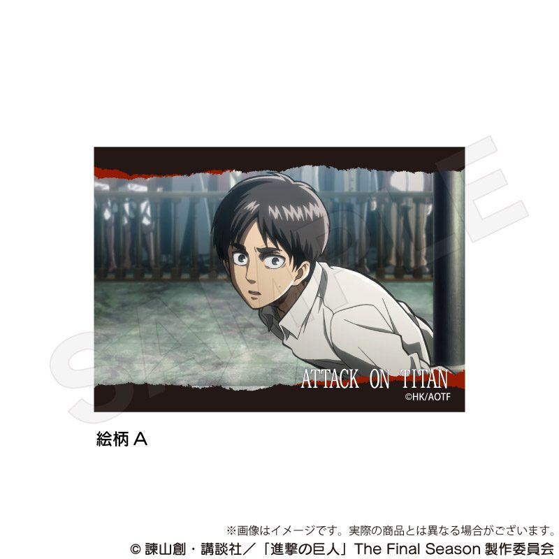 進撃の巨人 場面写アクリルブロック 絵柄A ("Attack on Titan" Scenes Acrylic Block Pattern A)