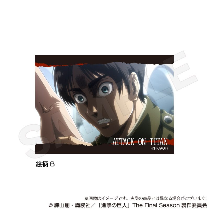 進撃の巨人 場面写アクリルブロック 絵柄B ("Attack on Titan" Scenes Acrylic Block Pattern B)